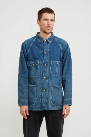 1950's Coverall Used Wash Denim Used