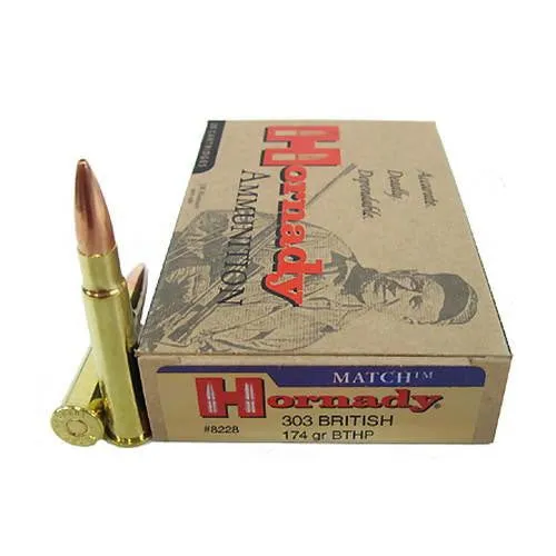 303 British by Hornady - 174 Gr. BTHP Match (Per 20)