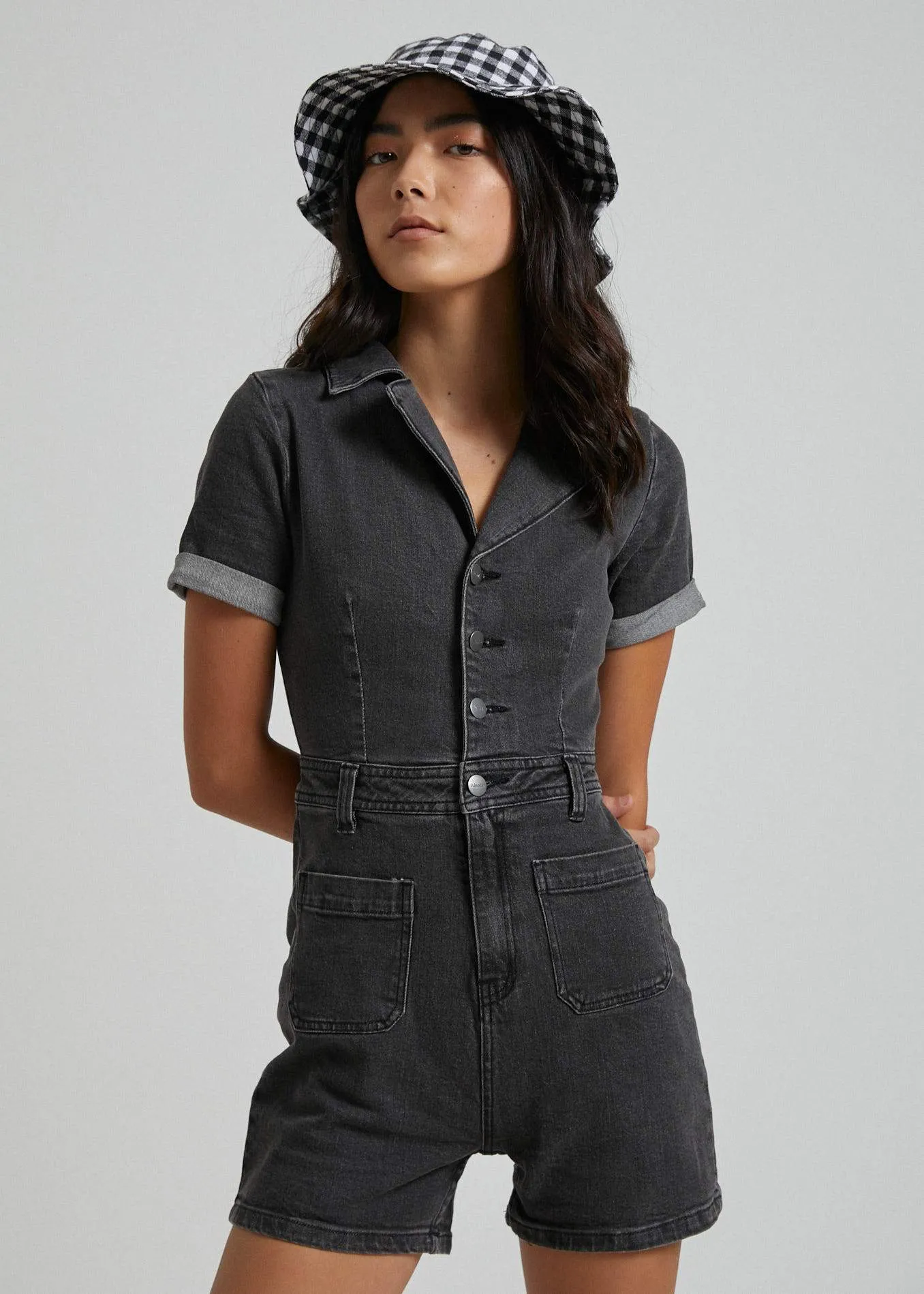 Afends Womens Gigi - Denim Jumpsuit