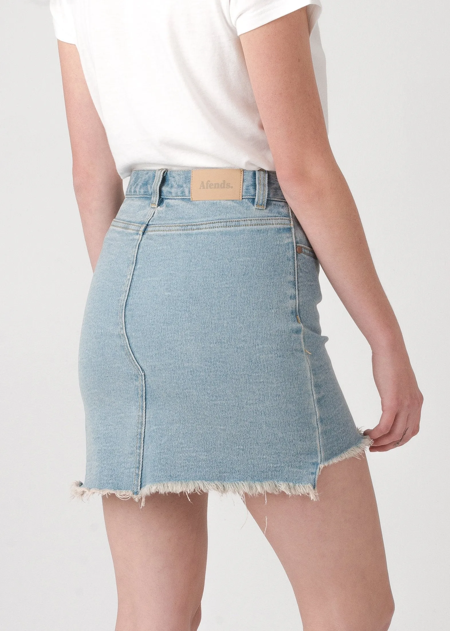 Afends Womens Schouler - Denim Skirt