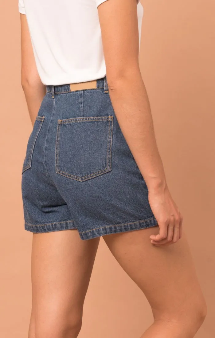 Afends Womens Seventy Two's - Denim Shorts