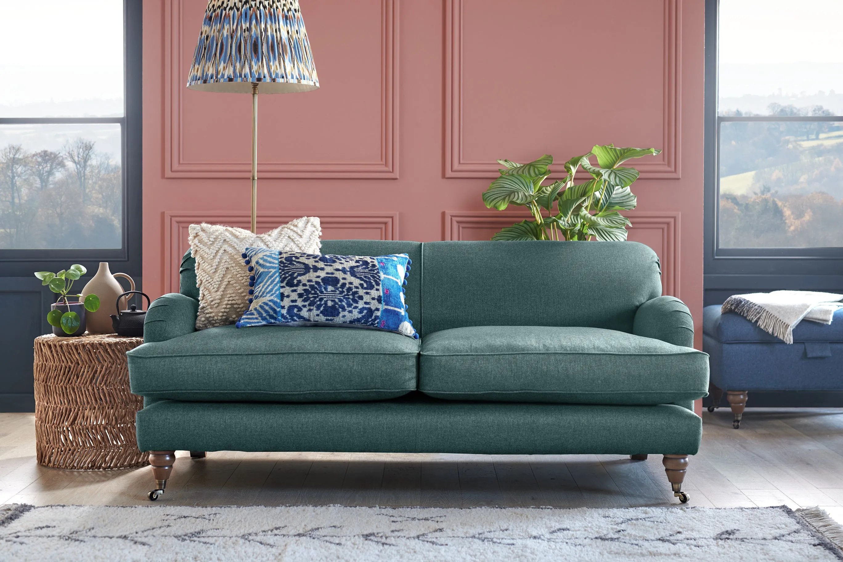 Agatha | 3 Seater Sofa | Orly Teal