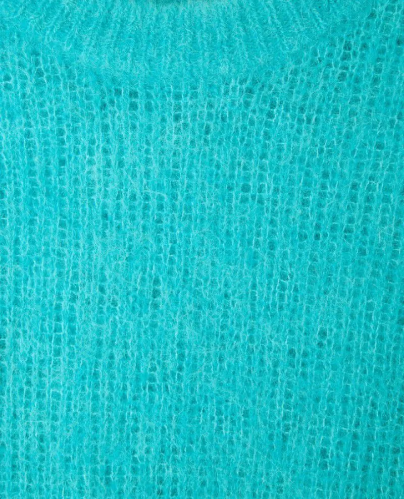 American Vintage Bymi Piscine Blue Crew Knit