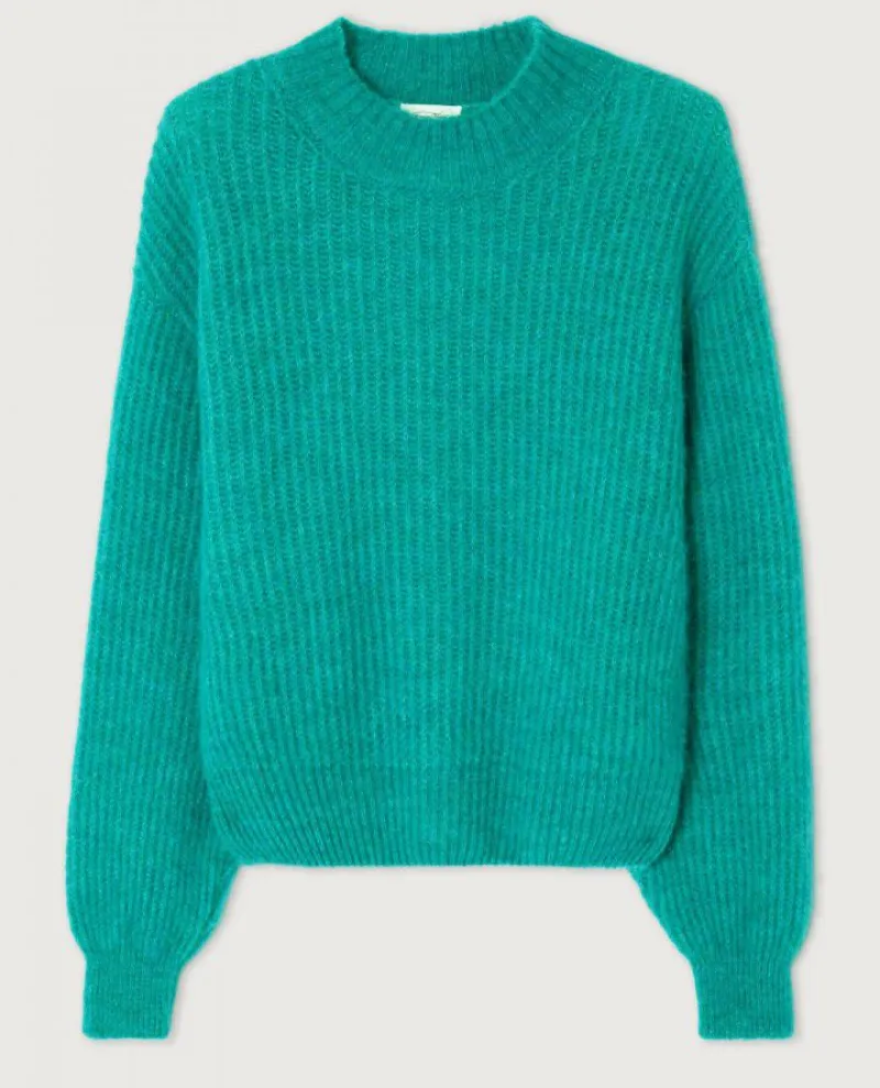 American Vintage East Duck Blue Crew Knit