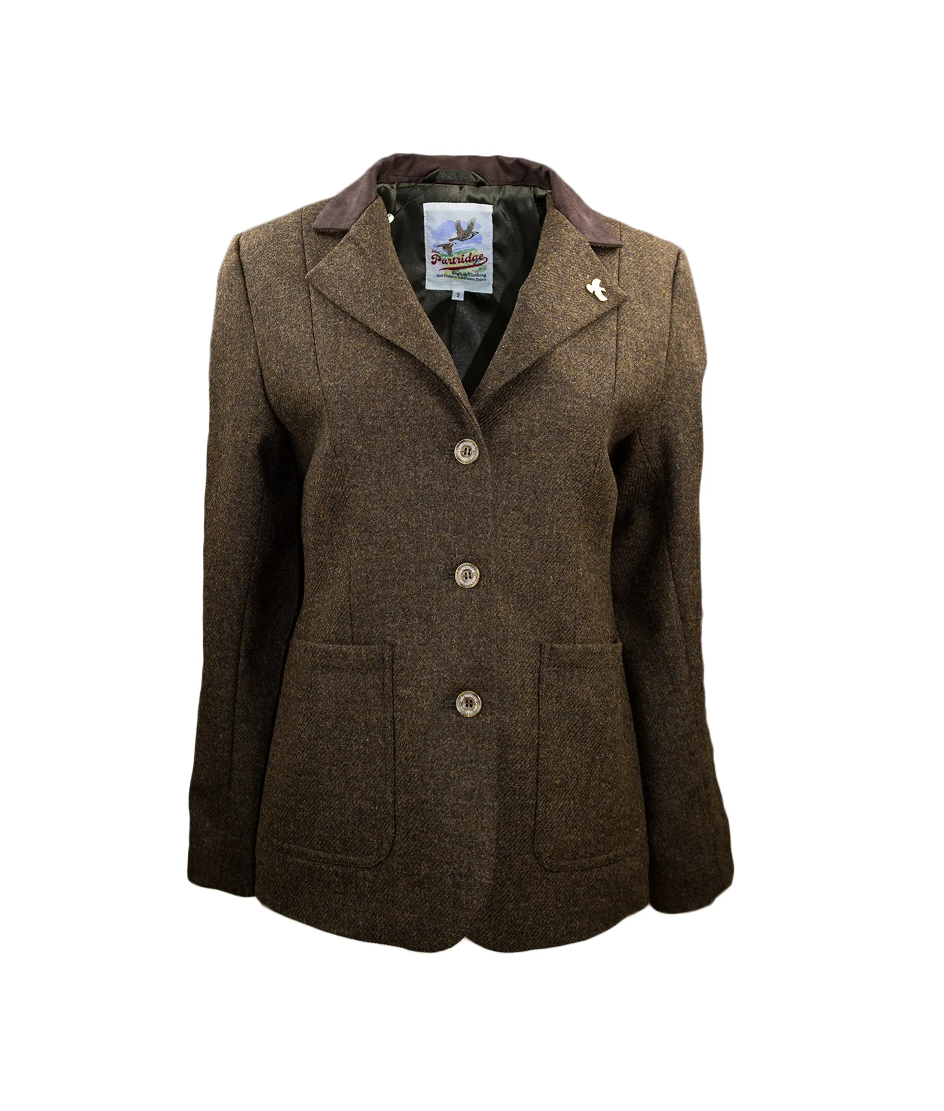 Arena Tweed Blazer - Brown