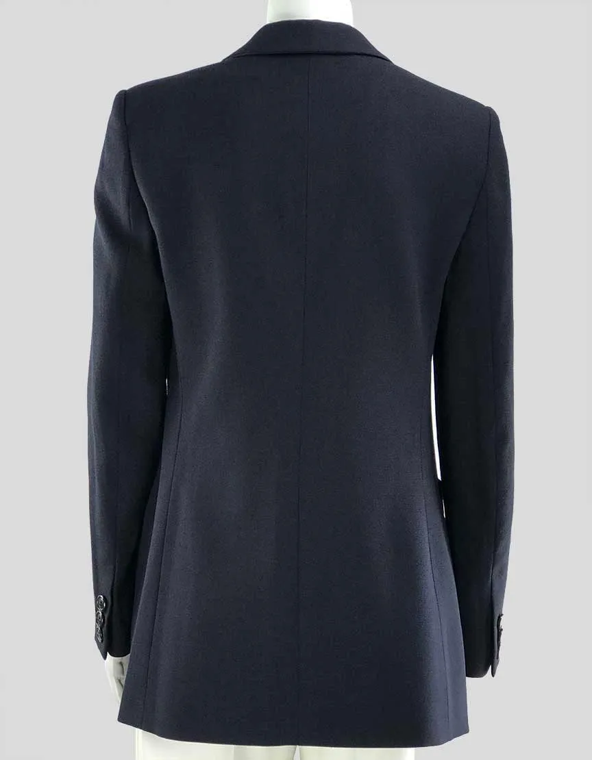 Armani Collezioni Double Breasted Navy Blazer 4 US