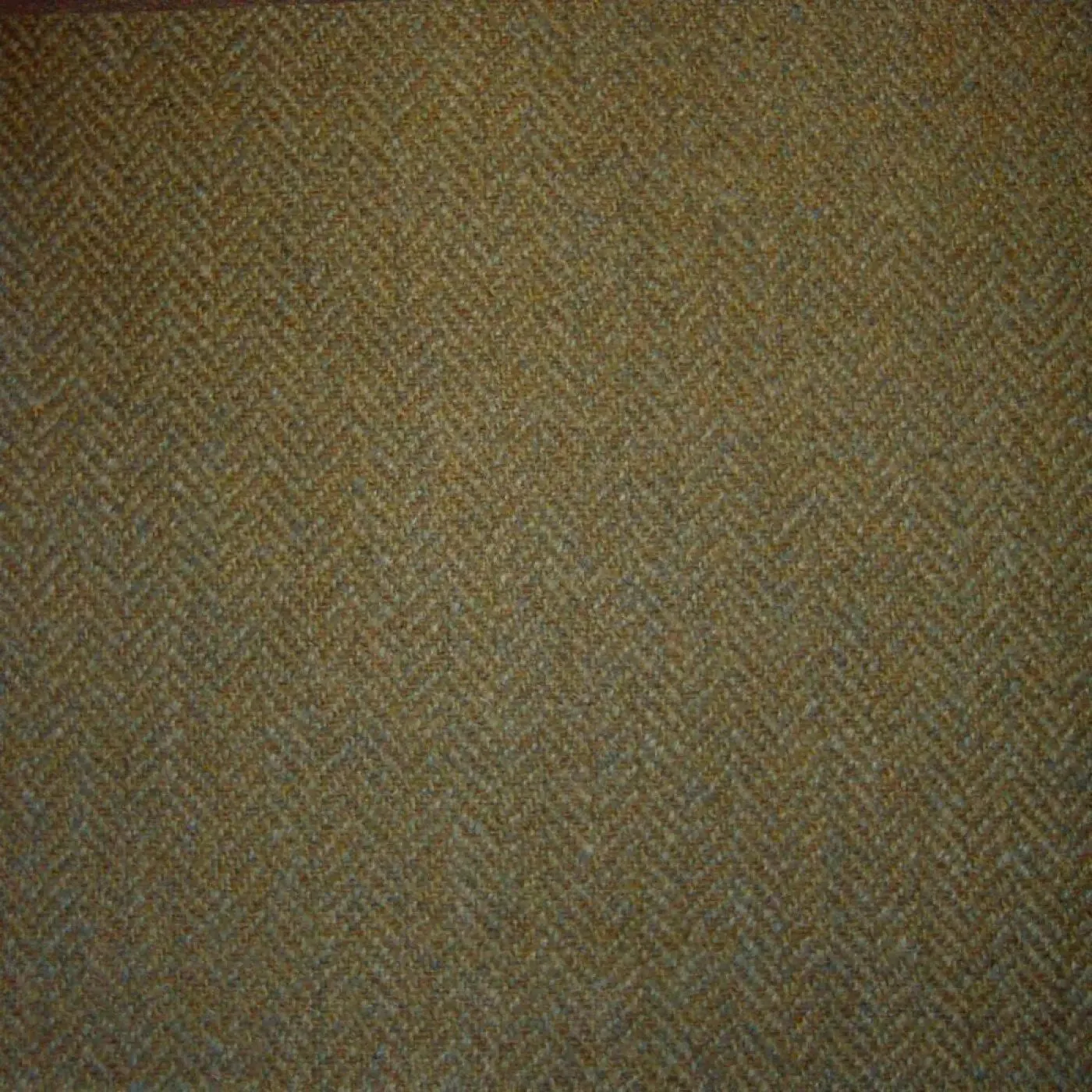 Beige & Brown Herringbone Tweed