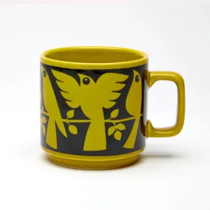 Birds Chartreuse Hornsea Mug