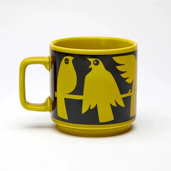 Birds Chartreuse Hornsea Mug