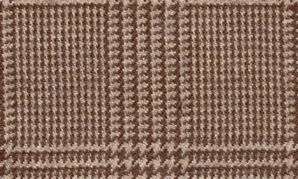 Brown Check 100% Baby Alpaca (Ref-470301)