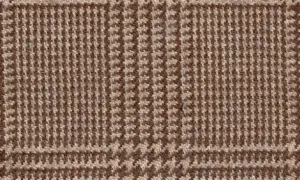 Brown Check 100% Baby Alpaca (Ref-470301)