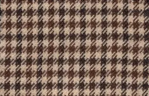 Brown Check 100% Baby Alpaca (Ref-470310)