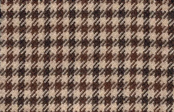 Brown Check 100% Baby Alpaca (Ref-470310)