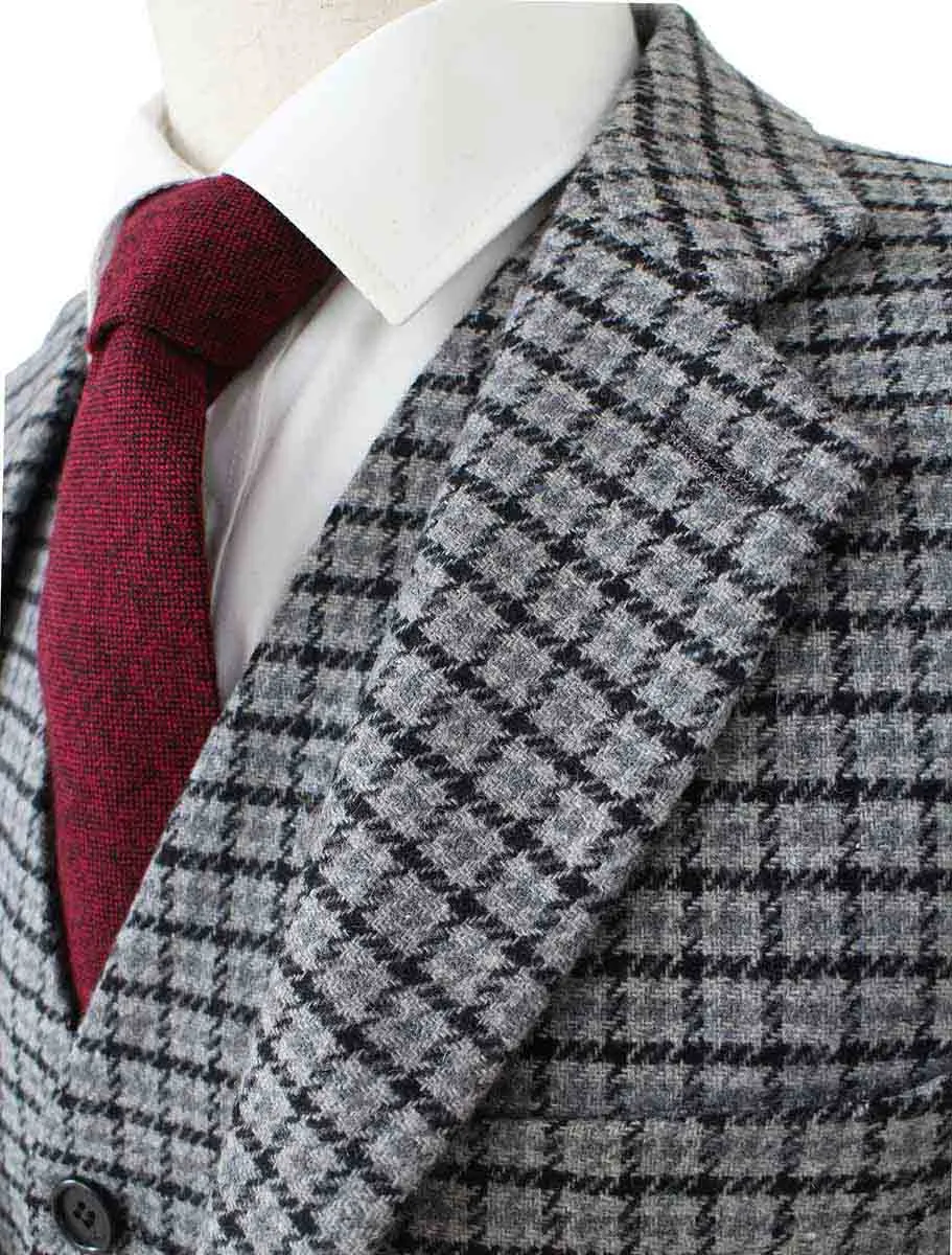 GREY HOUNDSTOOTH TWEED 2 PIECE