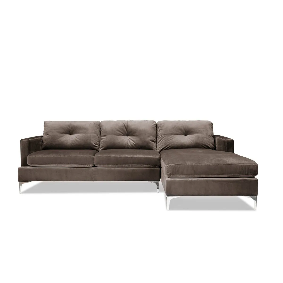 Hamilton Brown Sectional with Right side Chaise