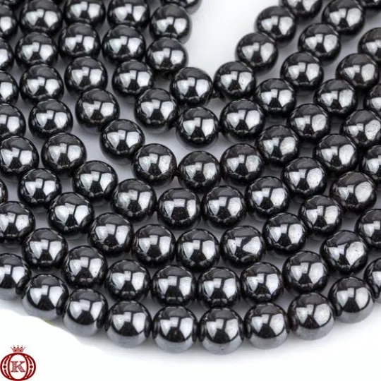 Hematite Beads Smooth Round