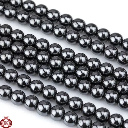 Hematite Beads Smooth Round