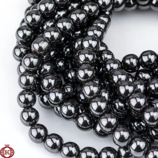 Hematite Beads Smooth Round