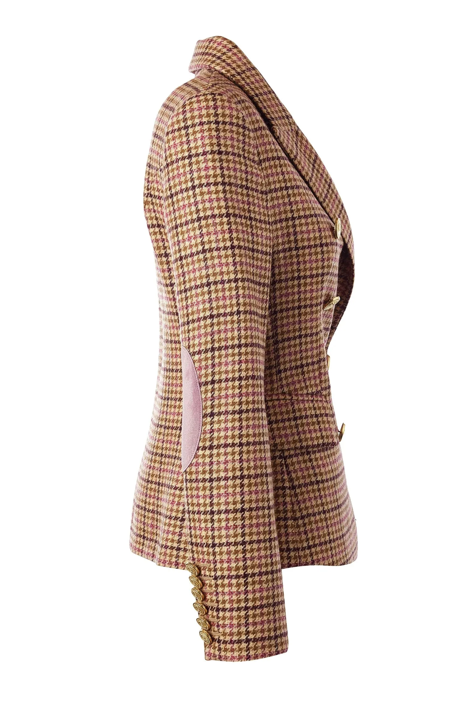 Holland Cooper Knightsbridge Ladies Blazer in Sudeley Pink Tweed