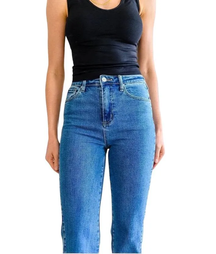 Judy Blue Vintage Wash Split Hem Jeans