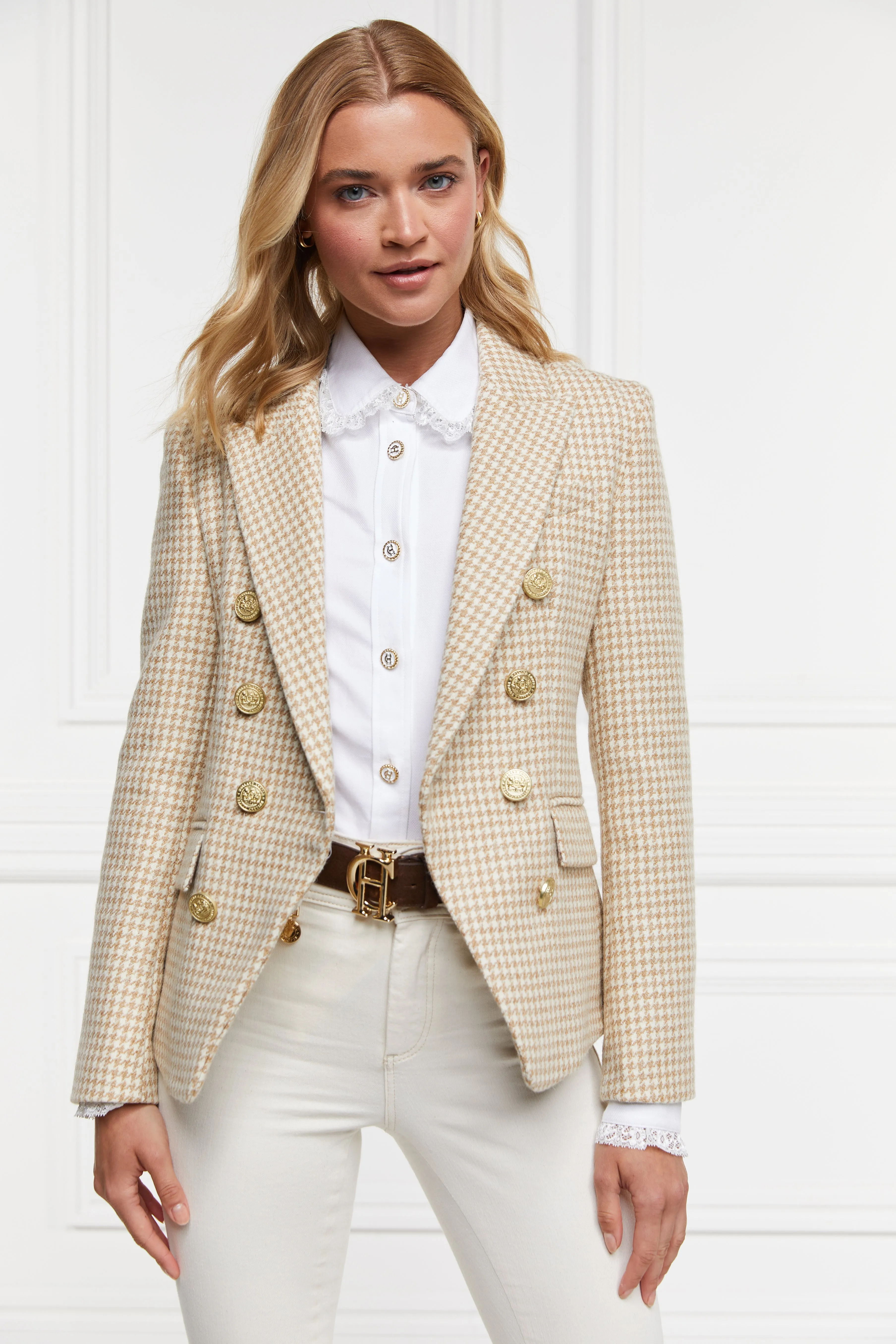 Knightsbridge Blazer (Camel Puppy Tooth)