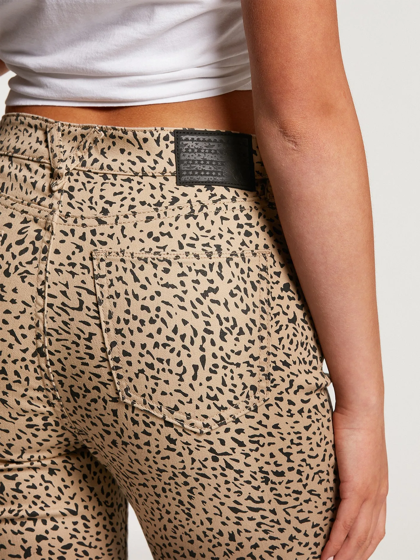 Liberator High Rise Jeans - Animal Print