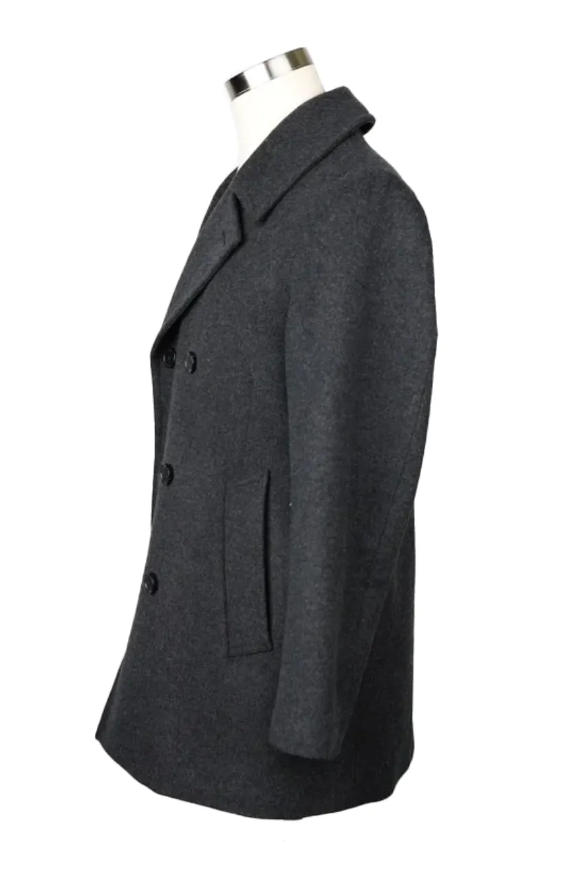 Loro Piana Storm System Double Breasted Wool Dress Coat