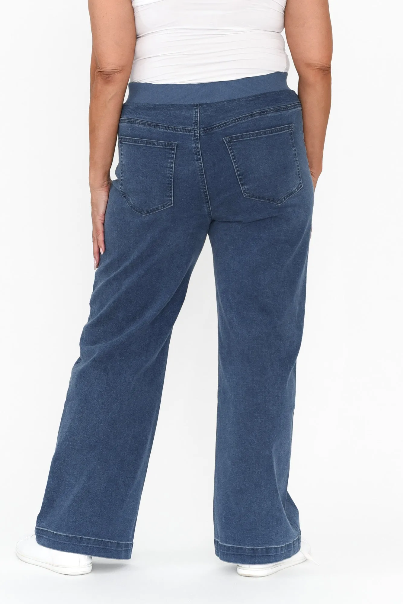 Maddy Blue Wide Leg Jeans