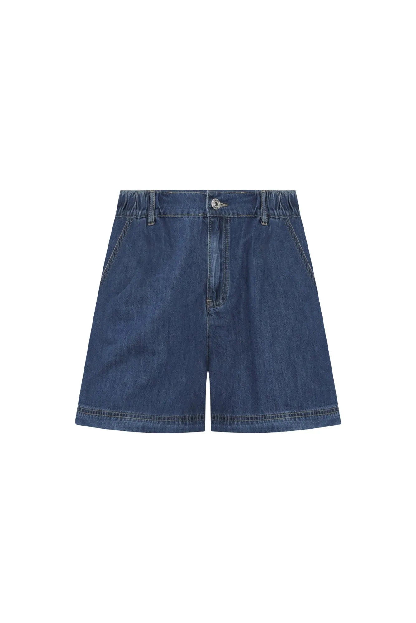 Matilda Dark Blue Denim Stretch Shorts