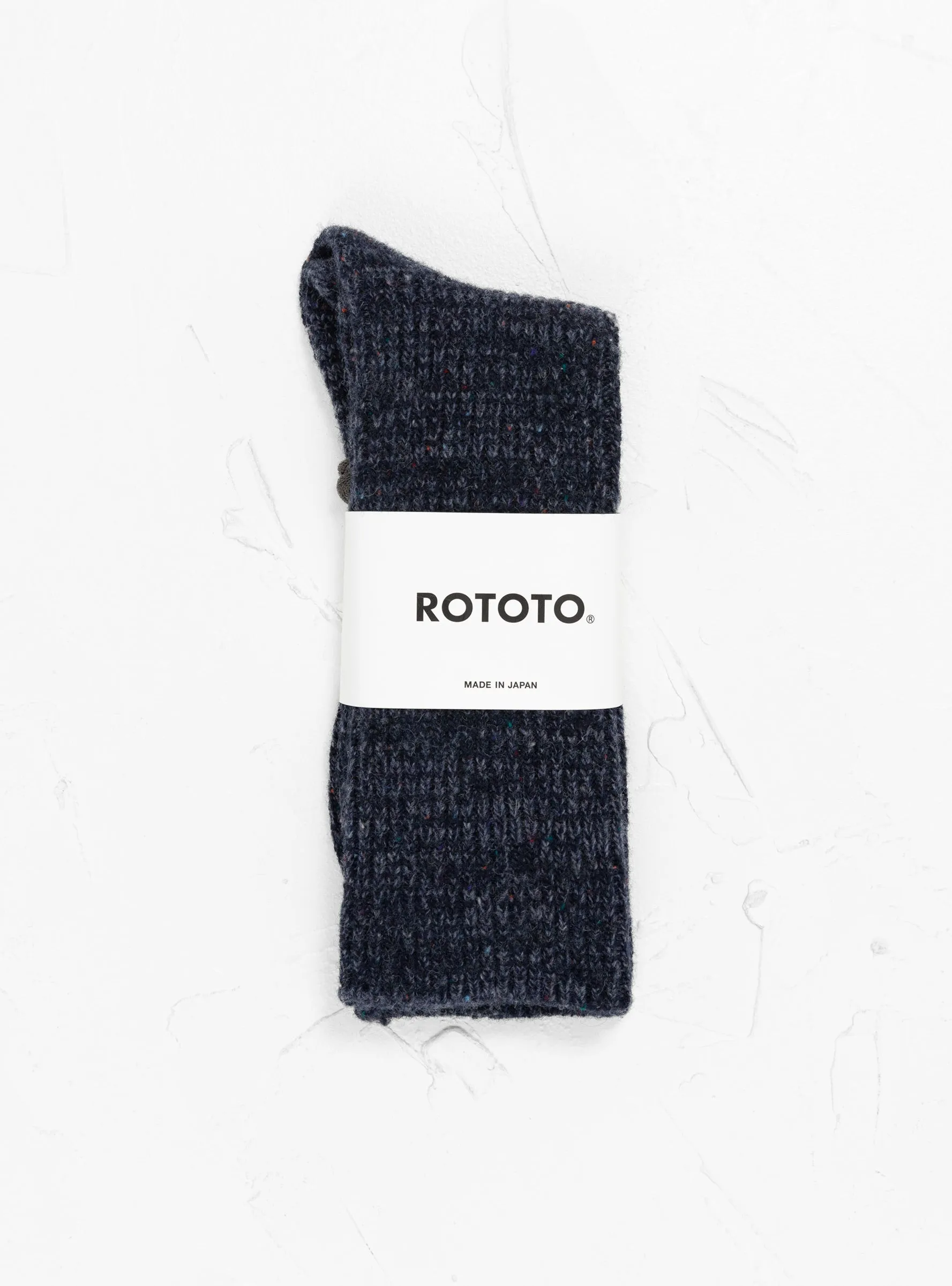 Nep Tweed Marl Socks Navy