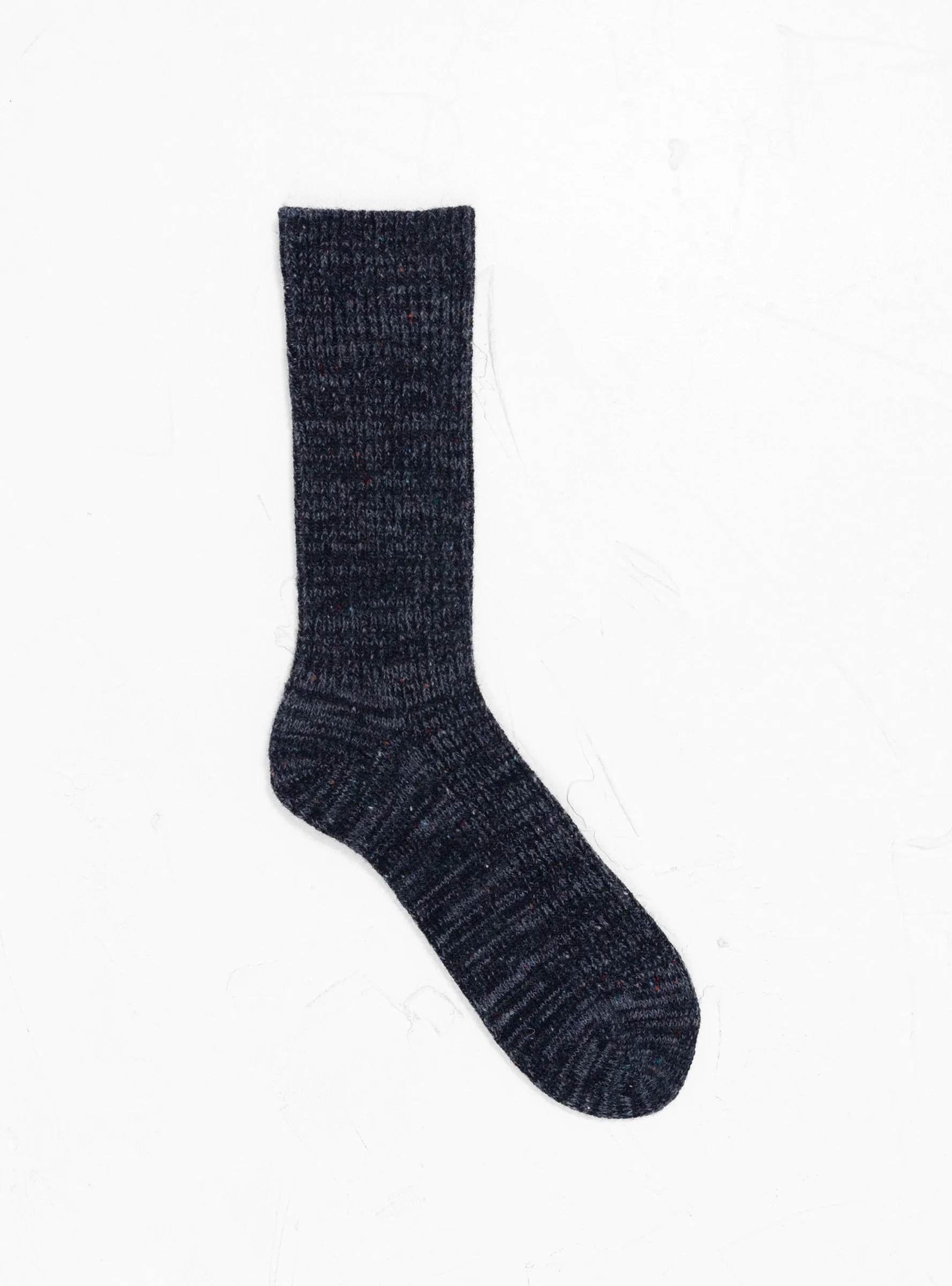 Nep Tweed Marl Socks Navy