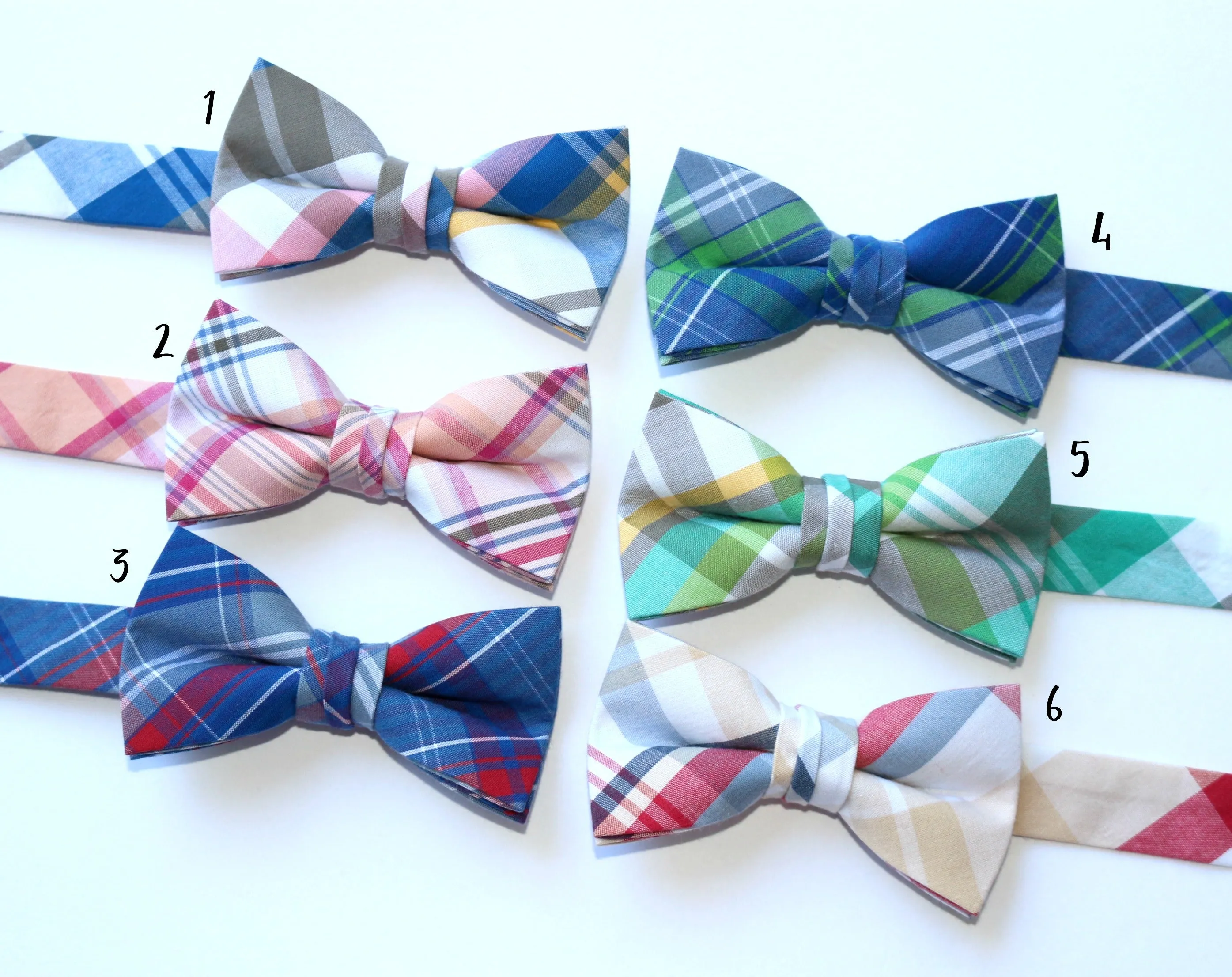 Newport Plaid Bow Ties - Boys