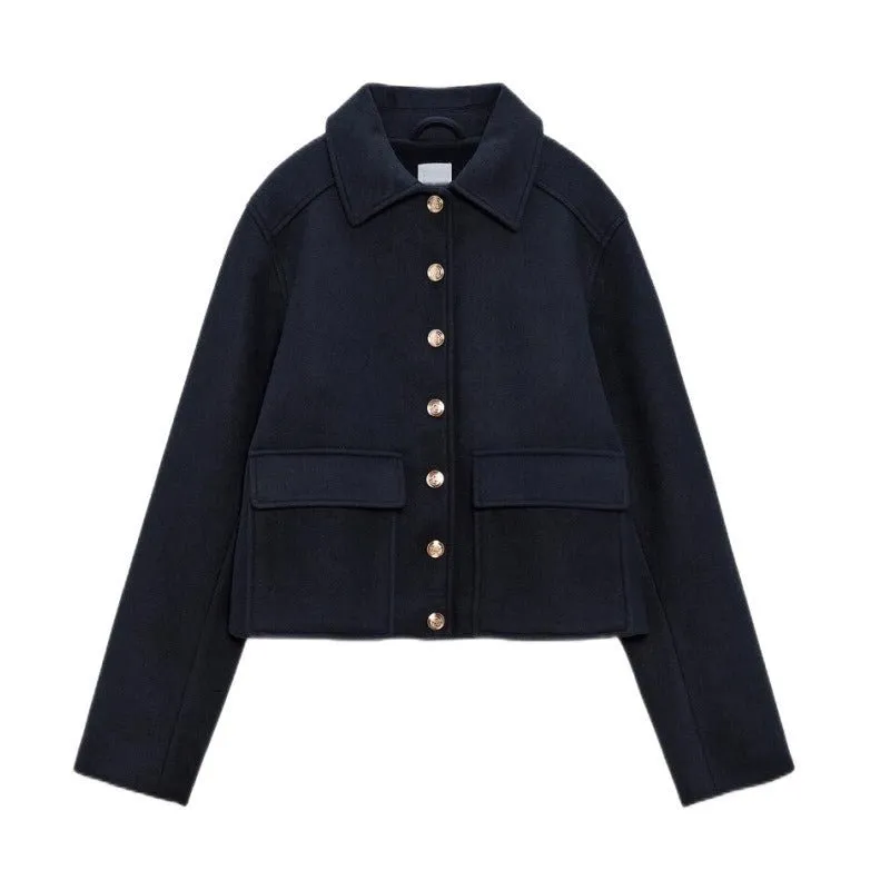 Pre Order:  Button Down Woolen Jacket