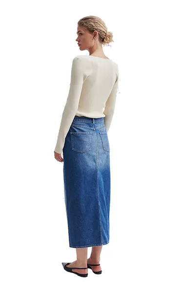 Second Female Denim Skirt