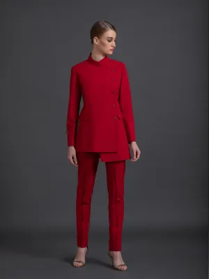 THE ASYMMETRIC BANDHGALA SUIT