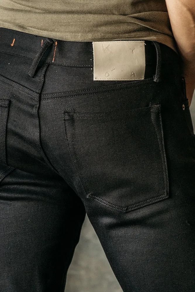 The Pen Slim - Black Raw 14oz Selvedge