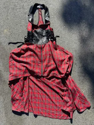 VINTAGE PLAID BALLGOWN