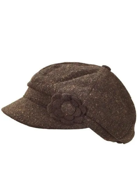 WOMEN'S TWEED FLOWER CAP - SAVE