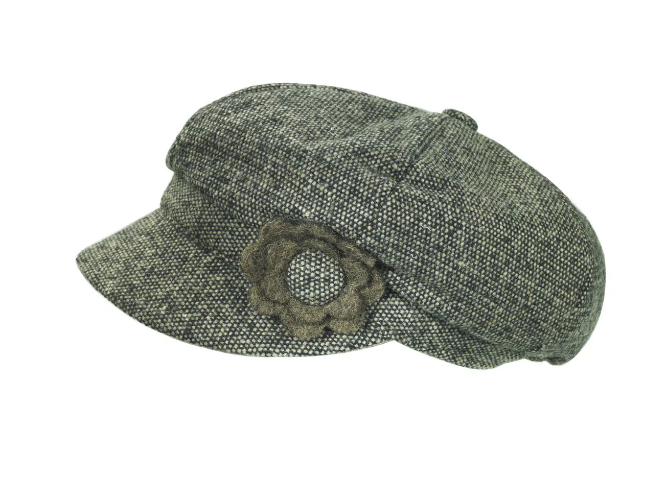 WOMEN'S TWEED FLOWER CAP - SAVE